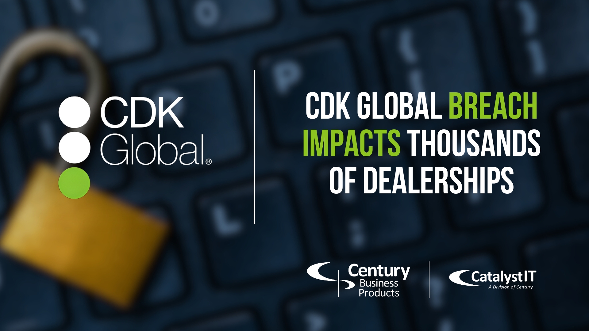 CDK Global Breach Impacts Thousands of Dealerships